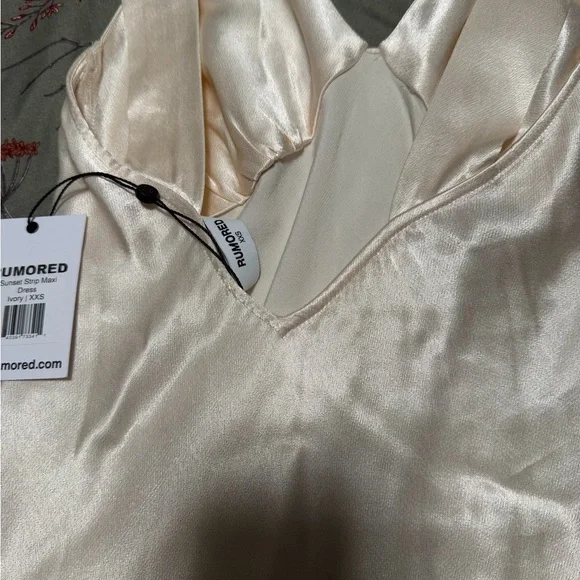 Rumored Elegant Cream Maxi Dress - Picture 5 of 5